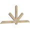 Ekena Millwork Kennewick Rough Sawn Timber Gable Bracket, Douglas Fir, 72"W x 30"H x 2"D x 4"F, 10/12 Pitch GBW072X30X0204KEN00RDF - alternate 4